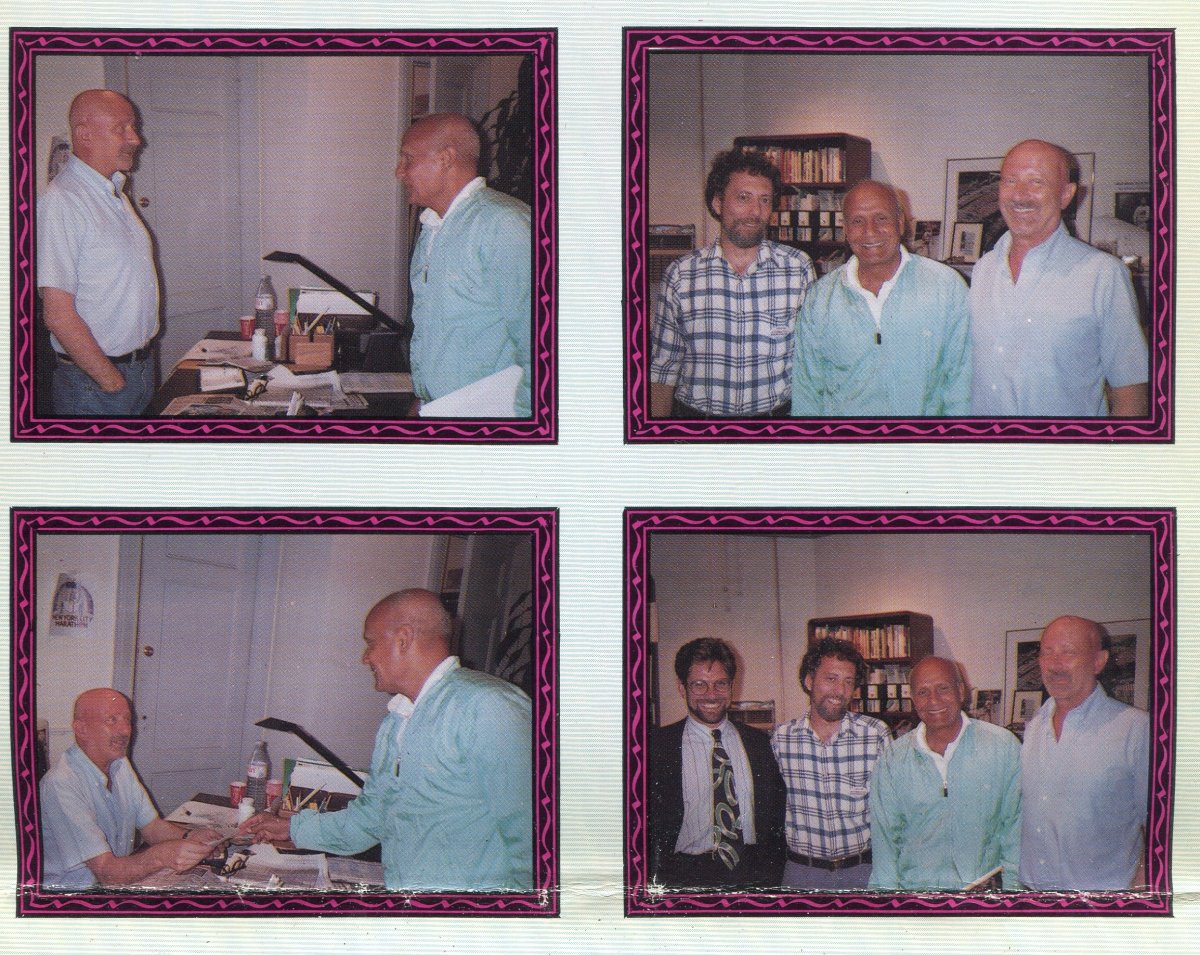 Carl Lewis and Sri Chinmoy Open New York Games, 1990